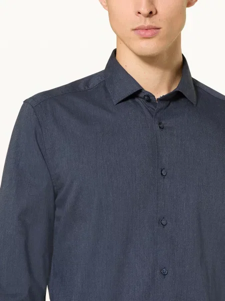 Olymp Koszula Level Five Body Fit blau granatowa