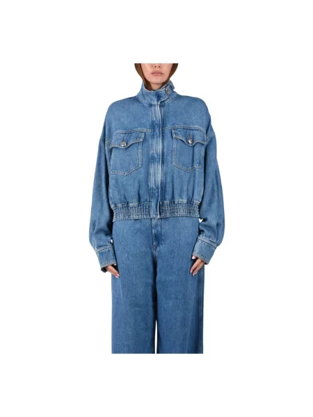 Kurtka jeansowa Sportmax niebieska