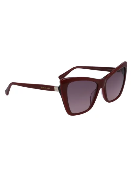 Okulary przeciwsłoneczne Longchamp czerwone