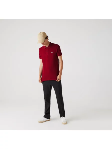 Lacoste поло бордове