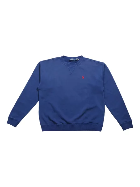 Tricou Polo Ralph Lauren cu decolteu rotund albastru