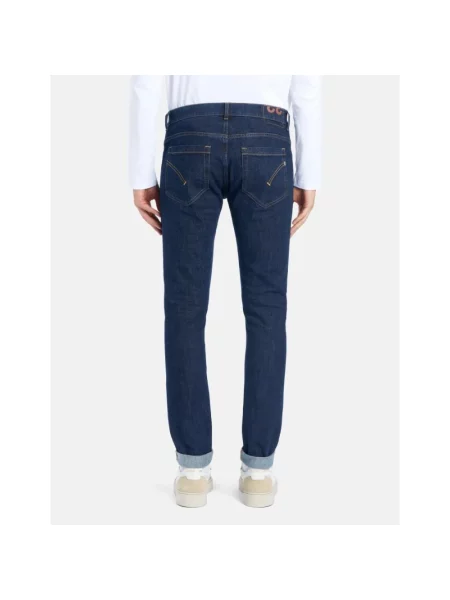 Skinny jeansy skinny Dondup niebieskie