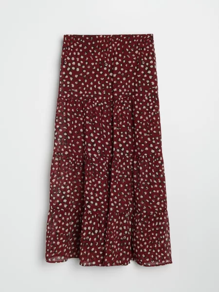 Спідниця бордовий