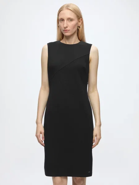 Calvin Klein Puzdrové šaty čierna