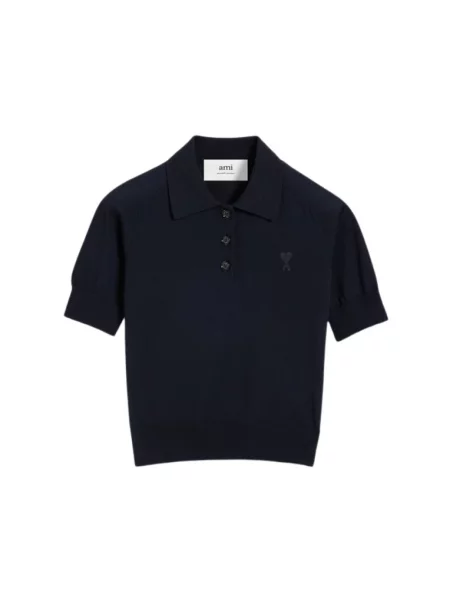 Polo Ami Paris niebieskie