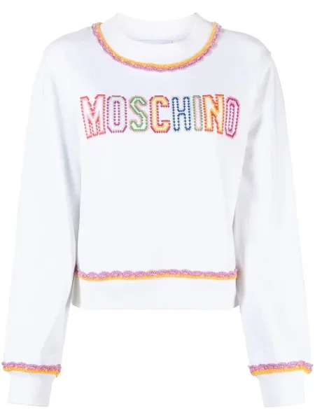 Hanorac Moschino alb