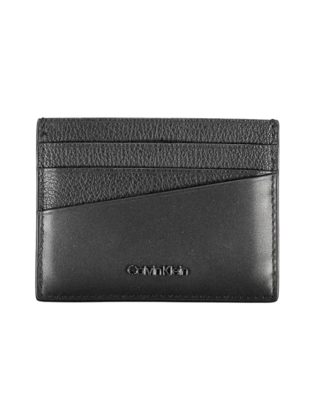Portfel Calvin Klein skórzany elegancki czarny