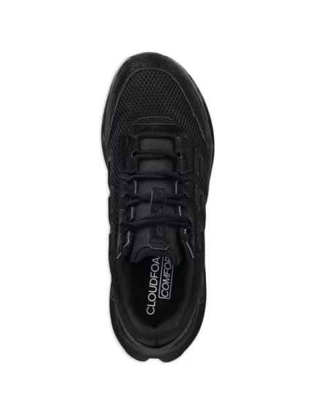 Pruhované běžecké běžecké boty Adidas Run 70S s potiskem černé