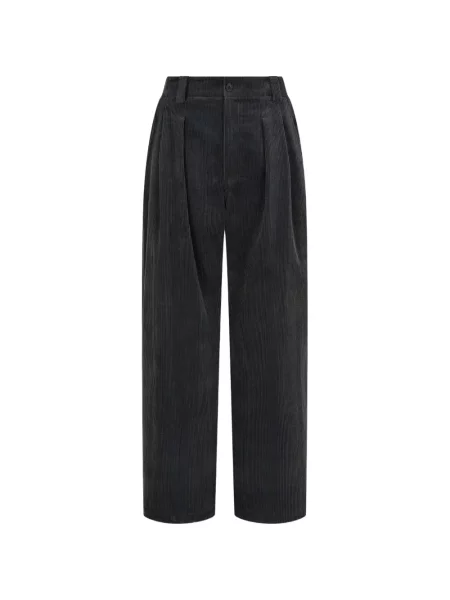 Pantaloni Tomboy de catifea cord gri