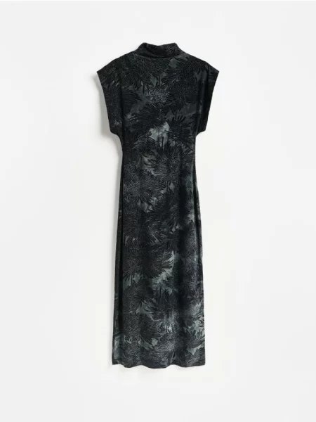Reserved Rochie maxi cu imprimeu multicolor
