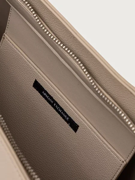 ARMANI EXCHANGE Shopper táska krém bézs