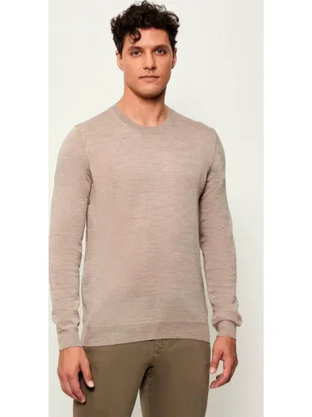 Oscar Jacobson De lână pulover Miguel bej