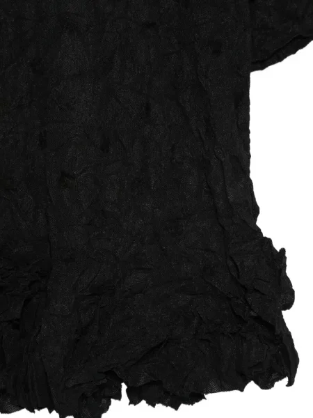 Tricou Comme Des Garçons cu decolteu rotund negru