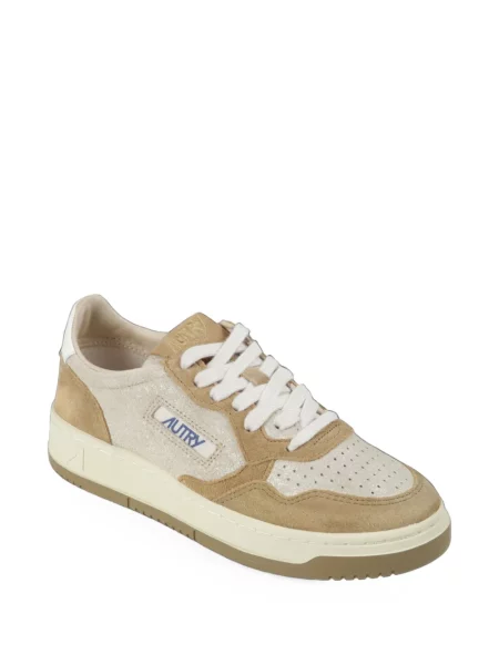 Sneakerși Autry din piele de căprioară bej