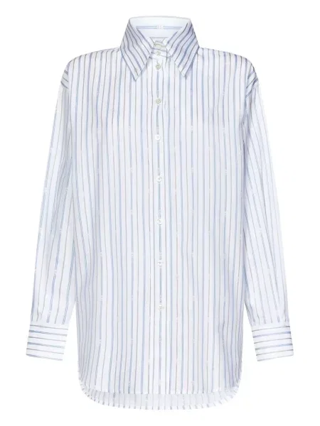 Cămașă Alexander Mcqueen cu dungi alb