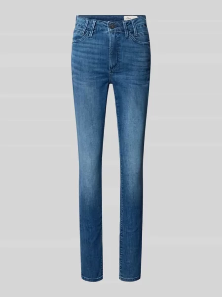 Jeansy o kroju skinny fit z mieszanki bawełny model Izabell' S.oliver Red Label niebieskie