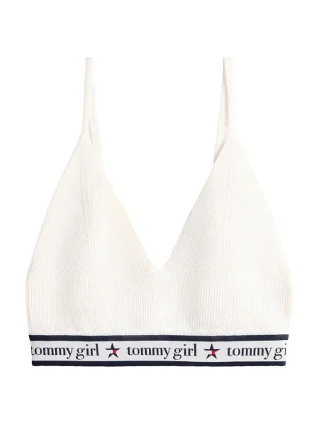 Top Tommy Jeans alb