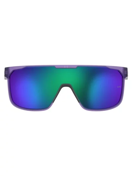Okulary przeciwsłoneczne Under Armour Define/G S3 matte violet/green multilayer zielone