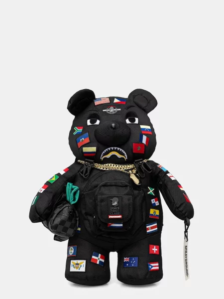 Sprayground rucsac mic cu imprimeu negru