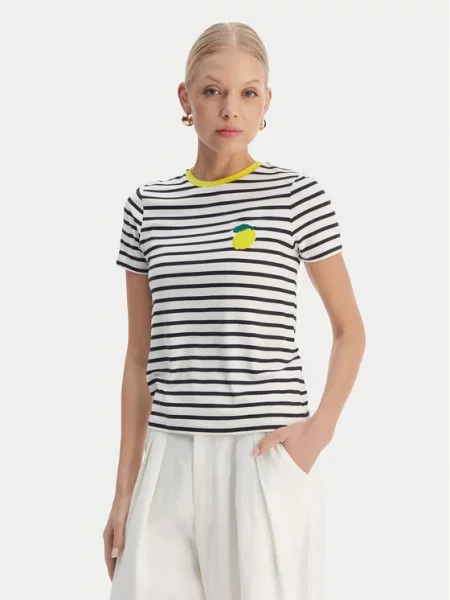 ONLY T-Shirt Heart biały