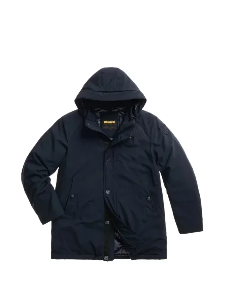 Palton Blauer cu glugă albastru