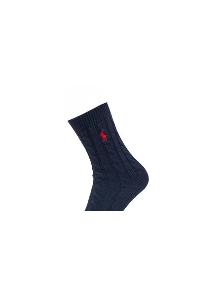 Polo Ralph Lauren Vysoké pánske ponožky Tmavomodrá