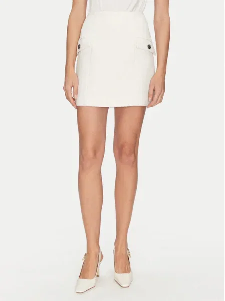 Bruuns Bazaar Puzdrová sukňa Platanus biela