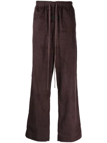 Șnur de strângere pantaloni Fear Of God Essentials de catifea cord alergare maro