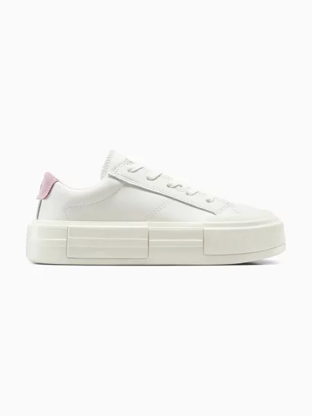 Converse teniși de piele Chuck Taylor All Star Cruise alb