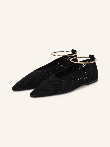 Jil Sander Baleríny černá