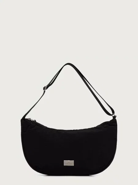 Doughnut crossbody kabelka dámska Croissant Softies čierna