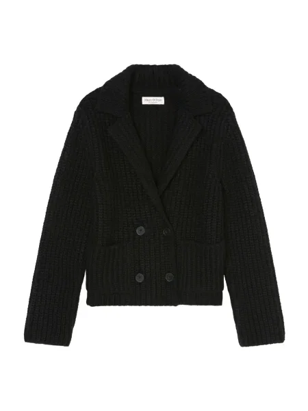 Marc O'Polo Geacă tricotată noapte albastru