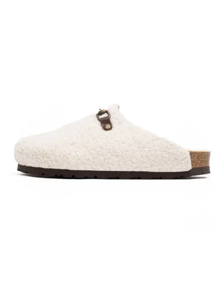 Pantofi Bayton de lână alb