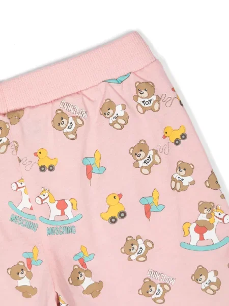 Szorty dziecięce Moschino różowe