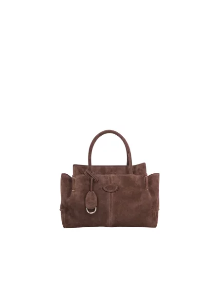 Shopperka Tod's skórzana brązowa