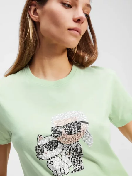 Футболка Karl Lagerfeld зеленая