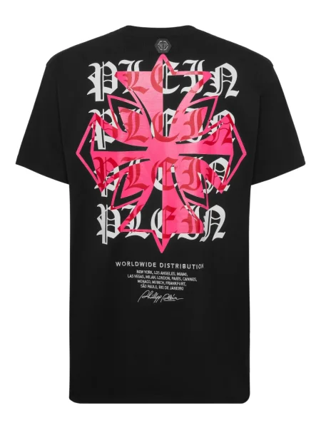 Tricou Philipp Plein cu imagine negru