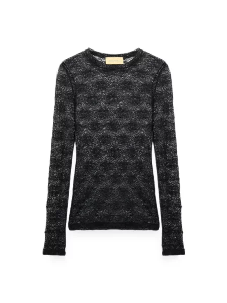Lung tricou Momoni negru