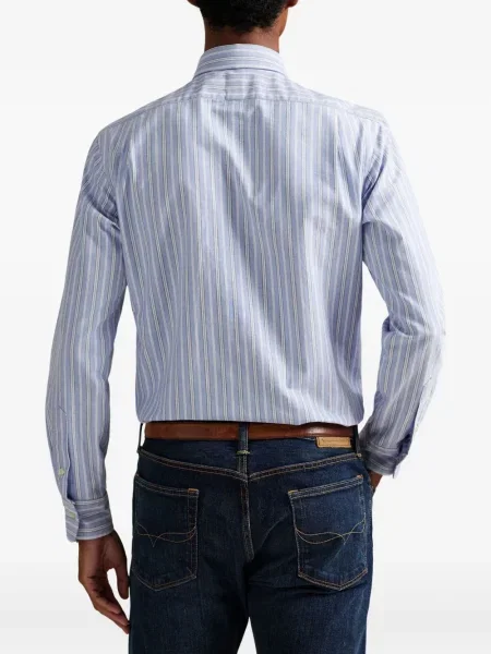 Șapcă Polo Ralph Lauren de mătase cu broderie cu dungi negru