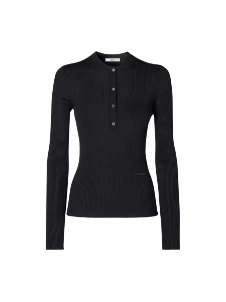 Sweter Fendi czarny