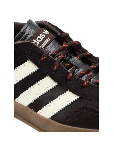 Sneakersy Adidas Gazelle skórzane brązowe