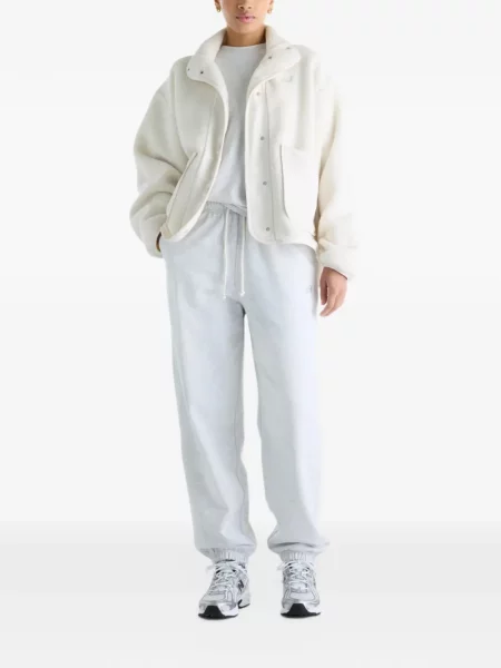 Geacă New Balance din fleece maro