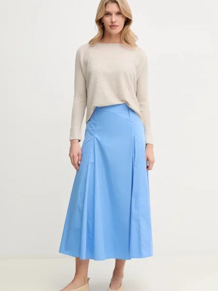 MAX&Co. sweter z domieszką lnu lekki beżowy