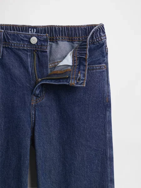 Дънки с широки крачоли Gap синьо