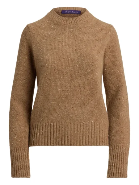 Pulover Ralph Lauren Collection din cașmir maro