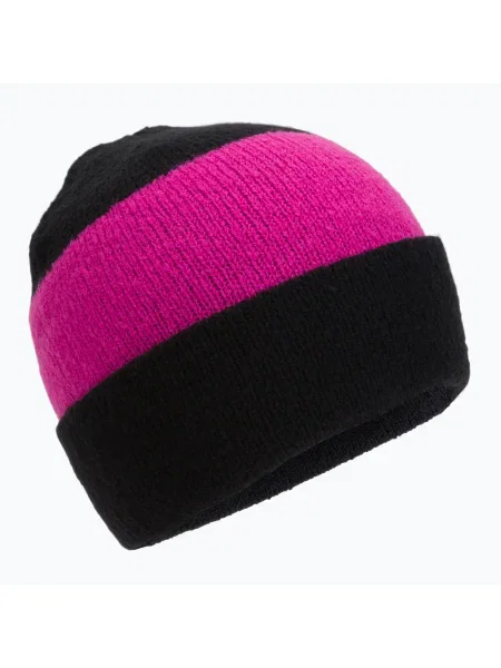 Dámska zimná čiapka 4F black-pink čierna