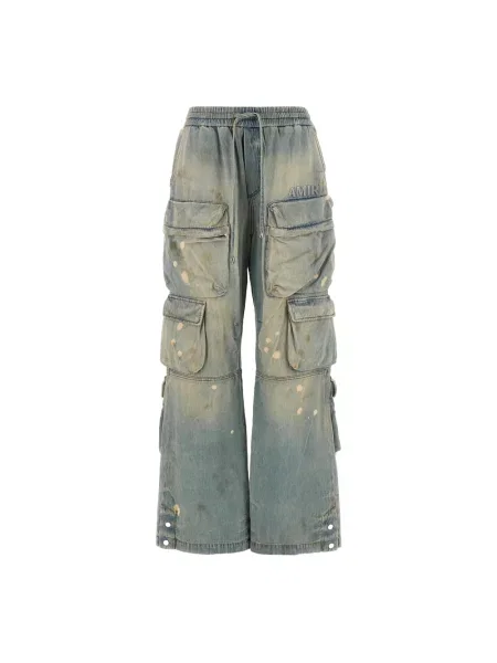 Jeansy Amiri niebieskie