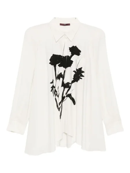 Koszula High z nadrukiem biała