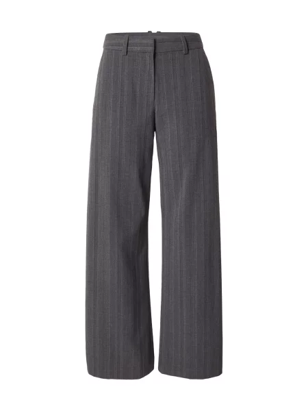 WEEKDAY Pantaloni SPEED Dylan / metalic / închis gri