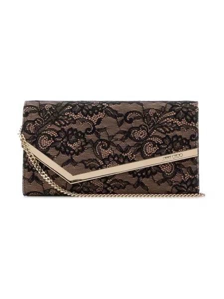 Kopertówka Jimmy Choo skórzana